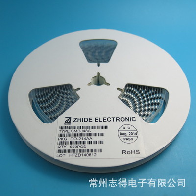 【SMBJ48A瞬态抑制二极管贴片TVS正品ZHIDE志得原厂现货制造商15+】价格,厂家,图片,其他二极管,常州志得电子-
